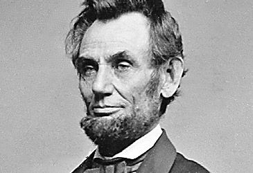 Which party did Abraham Lincoln lead in his first term as president?