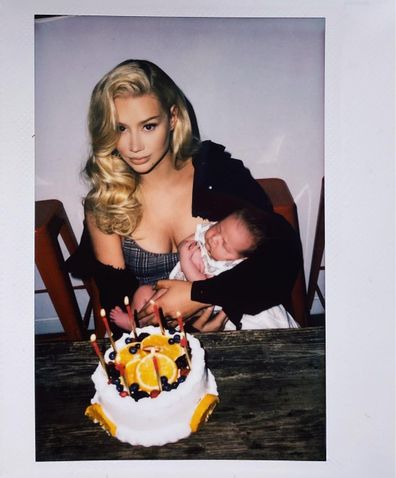 Iggy Azalea shares new photos of son Onyx on Instagram.