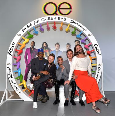 Queer Eye, cast, Karamo Brown, Bobby Berk, Tan France, Antoni Porowski, and Jonathan Van Ness