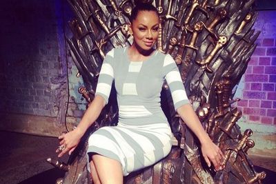 Even former <i>Voice</I> star took to the <i>Game of Thrones</I> chair!