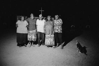 Ladies of the midnight inma church service' taken at Aputula in Finke, Northern Territory