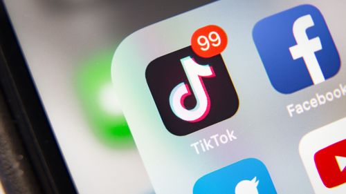 Tiktok logo generic stock phone apps social media