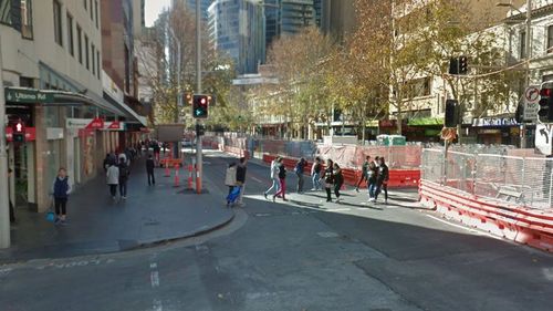 Anna had removed her high heels was waiting to cross the George Street and Ultima Road intersection when she felt "pins and needles" all over her body. Picture: Google Maps
