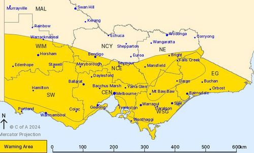 Victorians have been urged to stay safe and remain home as the state braces for more wild winds and damaging weather.