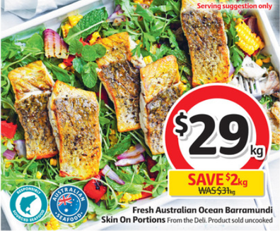 Barramundi does so well on the barbeque and is a nice light addition to your meal.