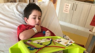 The Starlight Children's Foundation supports children like William during their hospital stays.