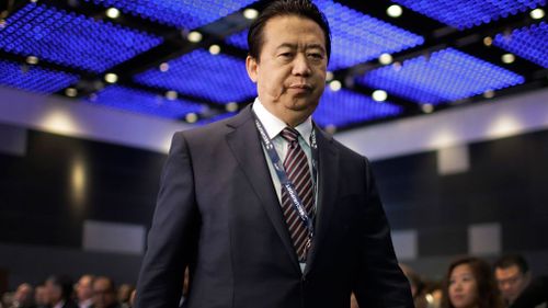 Meng Hongwei's wife reported that she had not heard from her 64-year-old husband since the end of September, when he left France.