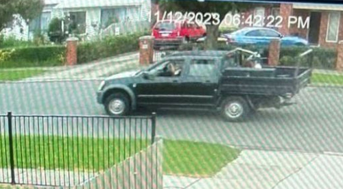 Police previously released CCTV footage of the ute as part of a plea for information.