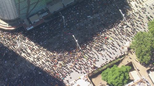 Sydney Invasion Day march Australia Day January 26 2022