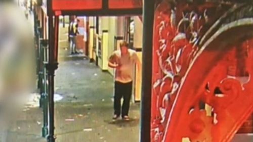 Described as being in his 20s, with fair skin and a stocky build - police are urging anyone who recognises this man to call Crime Stoppers.