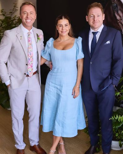 Lauren Phillips with Clint Stanaway and Jase Hawkins