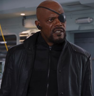 Samuel L. Jackson plays Nick Fury in the Marvel movies.