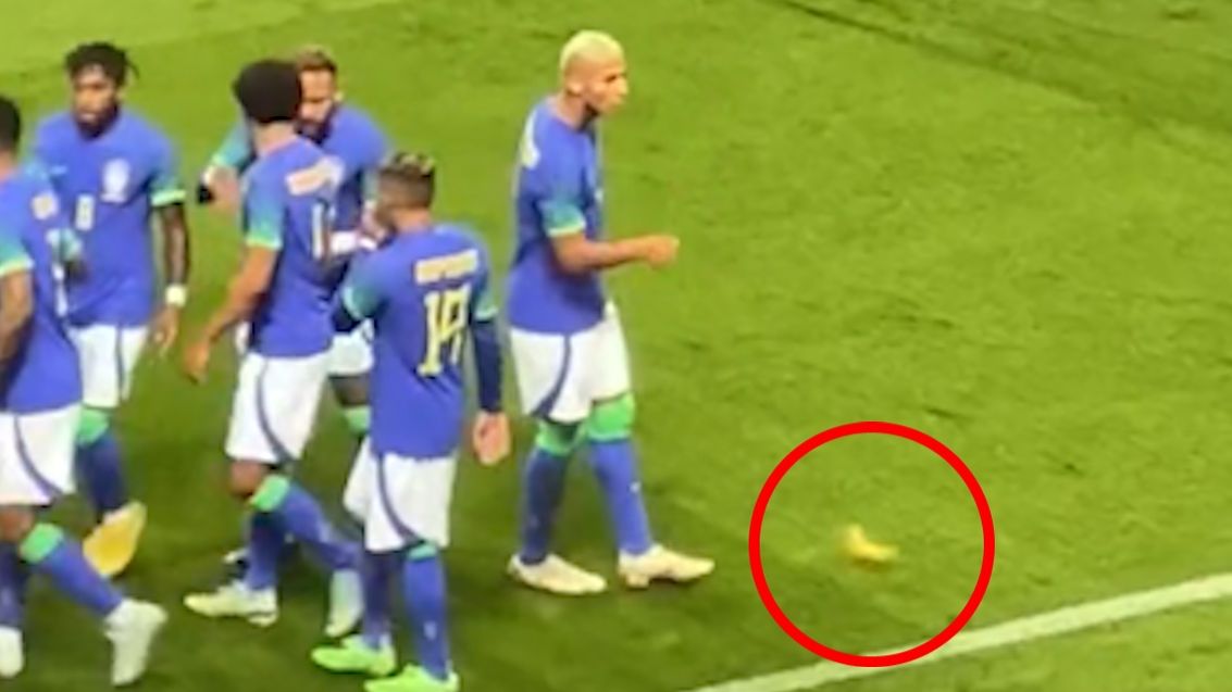 Banana thrown at Brazilian player in World Cup friendly highlights FIFA's 'racism problem'
