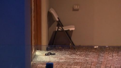 It's believed up to 60 partygoers were inside the home in the moments before the brawl. Picture: 9NEWS