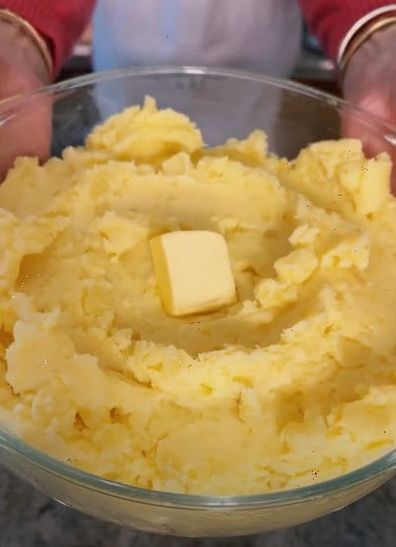 Mashed potato with butter