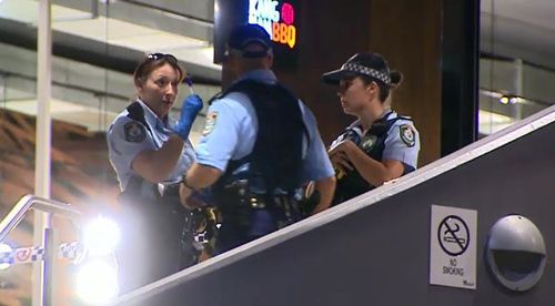 Police at the scene in Hornsby. (9NEWS)