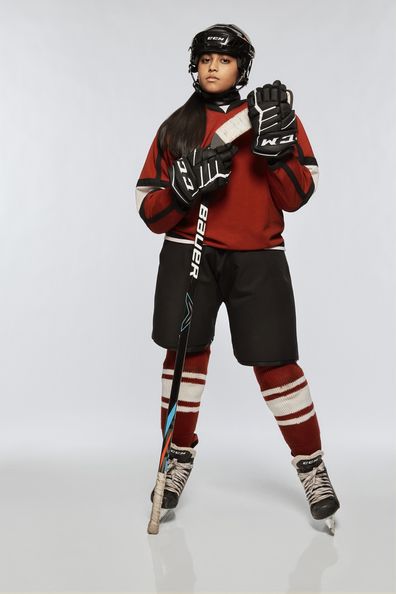 Sway Bhatia stars in the new Mighty Ducks: Game Changers TV series on Disney Plus.