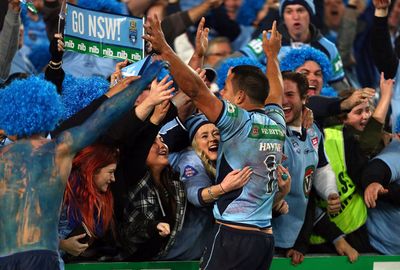 He celebrated in style after wrapping up the drought-breaking series win at ANZ Stadium.