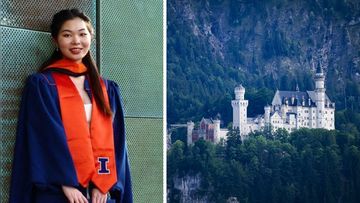 Eva Liu died after allegedly being pushed down a steep hill, German authorities say.