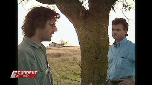 A Current Affair's Martin King (left) spent days with David Koresh.