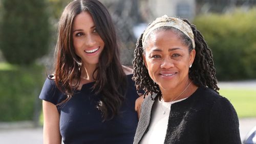 Meghan and Doria earlier had  tea with the Queen. (Getty)