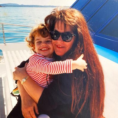 Tess Jackson with her mother.