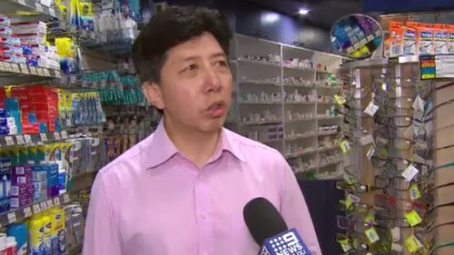 Mr Chan spoke to 9NEWS following the heist. (9NEWS)