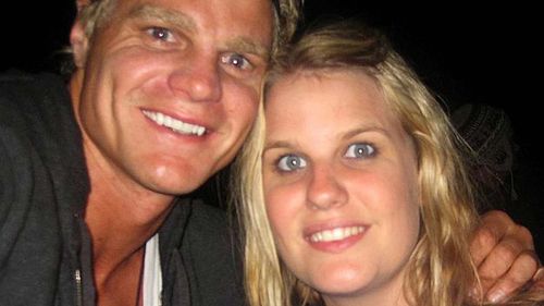 Nick Riewoldt with his sister Madeleine. (Supplied)