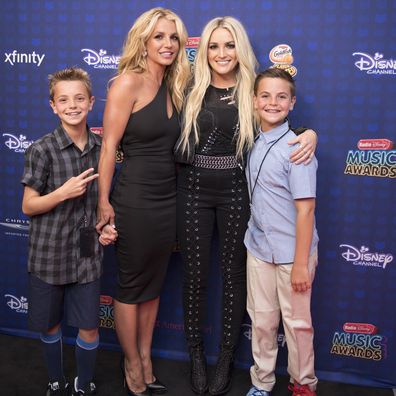 Britney Spears, transformation, photos, sister Jamie Lynn Spears and sons Jayden and Preston at the 2017 Radio Disney Music Awards.
