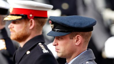 Prince Harry Prince William ceremony