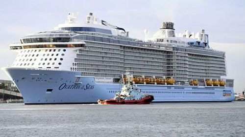 Ovation of the Seas, arrived in Hobart today after sailing for 14 days. 