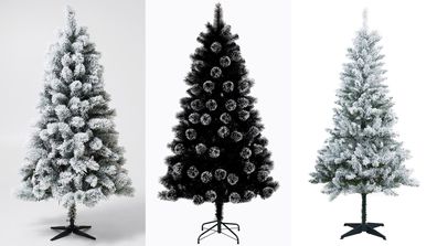 Kmart shopper transforms her 10-year-old Christmas tree using $5 snow spray