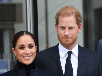 Harry and Meghan are staying at the lavish hotel during their visit to New York City this week.