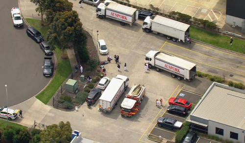Fourteen people have been taken to hospital after a carbon monoxide leak at a pork processing plant in Melbourne's west.