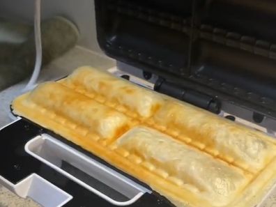 Kmart shopper makes 'sweet sausage rolls' from chocolate and puff pastry.