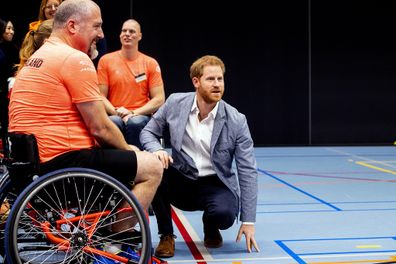 Prince Harry during the presentation of the Invictus Games The Hague 2020.