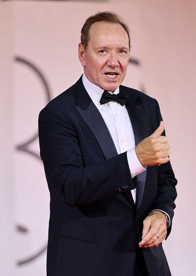 VENICE, ITALY - AUGUST 31: Kevin Spacey attends the Filming Italy Venice Award delegation red carpet during the 82nd Venice International Film Festival on August 31, 2025 in Venice, Italy. (Photo by Elisabetta A. Villa/Getty Images)