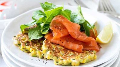 Sweet corn fritters