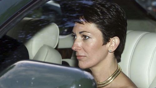 Ghislaine Maxwell being driven by Prince Andrew after attending a wedding of a mutural friend.