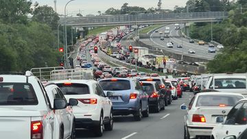 A serious motorcycle crash has caused major traffic delays on the Bruce Highway north of Brisbane, leaving inbound commuters facing 90-minute delays. 