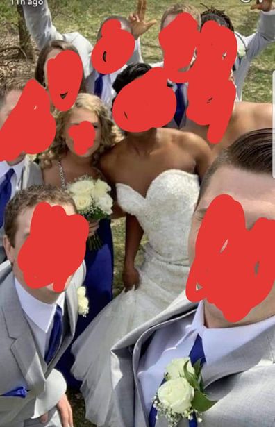 Woman shamed for wearing 'bridal' gown to son's wedding