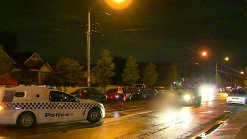 The 58-year-old woman was struck in Coburg on Saturday night. (9NEWS)