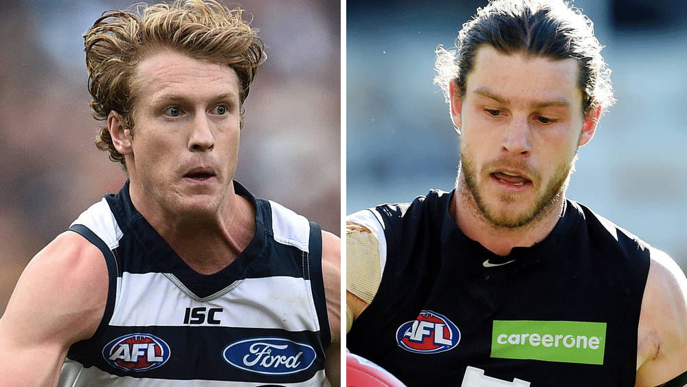 Josh Caddy and Bryce Gibbs. (AAP)