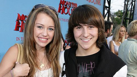 Mitchel Musso and Miley Cyrus