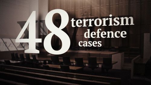 NSW has had 48 terror defence cases in the past six years where the accused asked for legal aid.