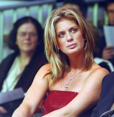 DUBLIN, IRELAND - SEPTEMBER 30:  Model Rachel Hunter at the opening of "Fashion City" Retail Park, Ballymount September 30, 2003 in Dublin, Ireland. (Photo by ShowBizIreland.com/Getty Images)