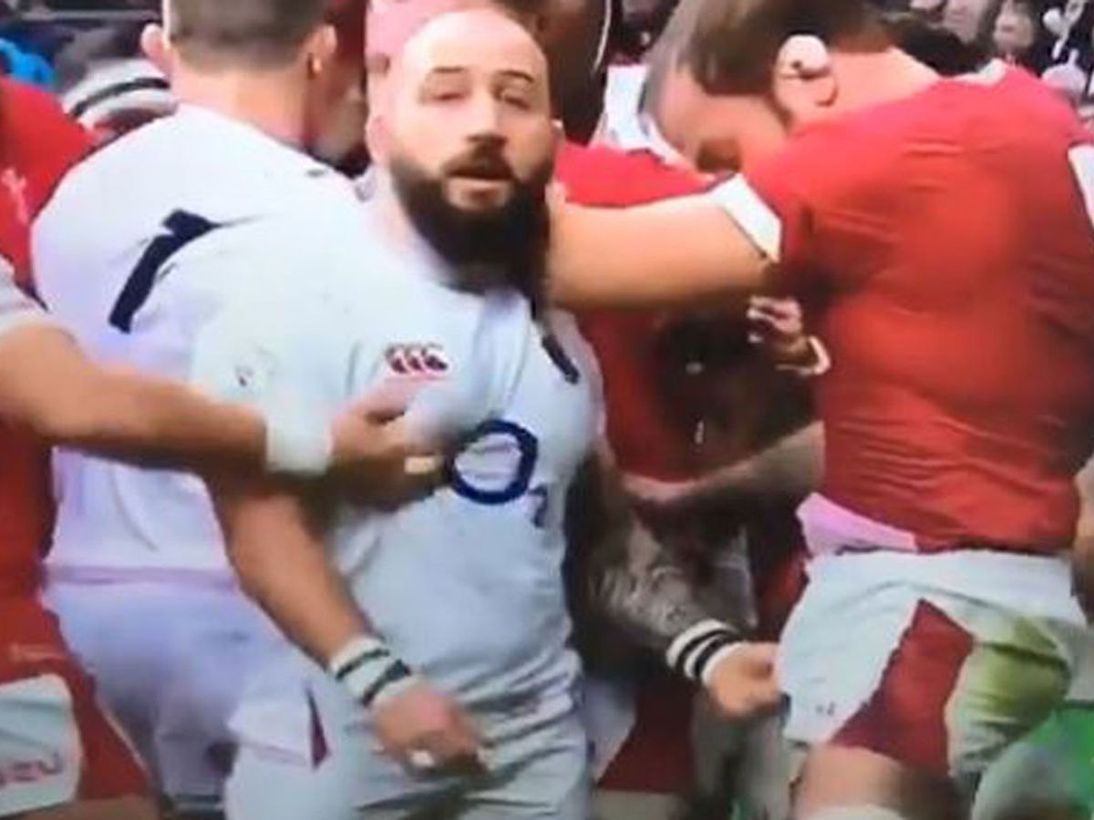 Joe Marler Grabs Alun Wyn Jones Genitals Video Massive Ban Looms For England Prop