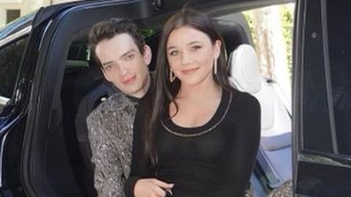 Aussie actor Kodi Smit-McPhee and his new fiance Rebecca Phillipou