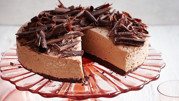 Ruth's chocolate peppermint cheesecake