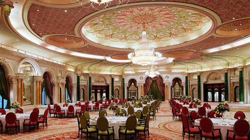 One of the dining rooms at the Ritz-Carlton in Riyadh. (Ritz-Carlton)